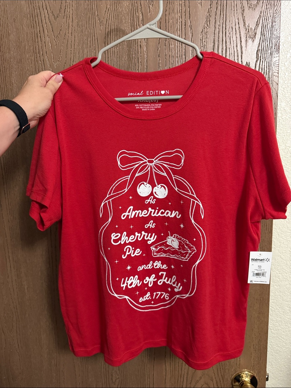 Patriotic Cherry Pie Design